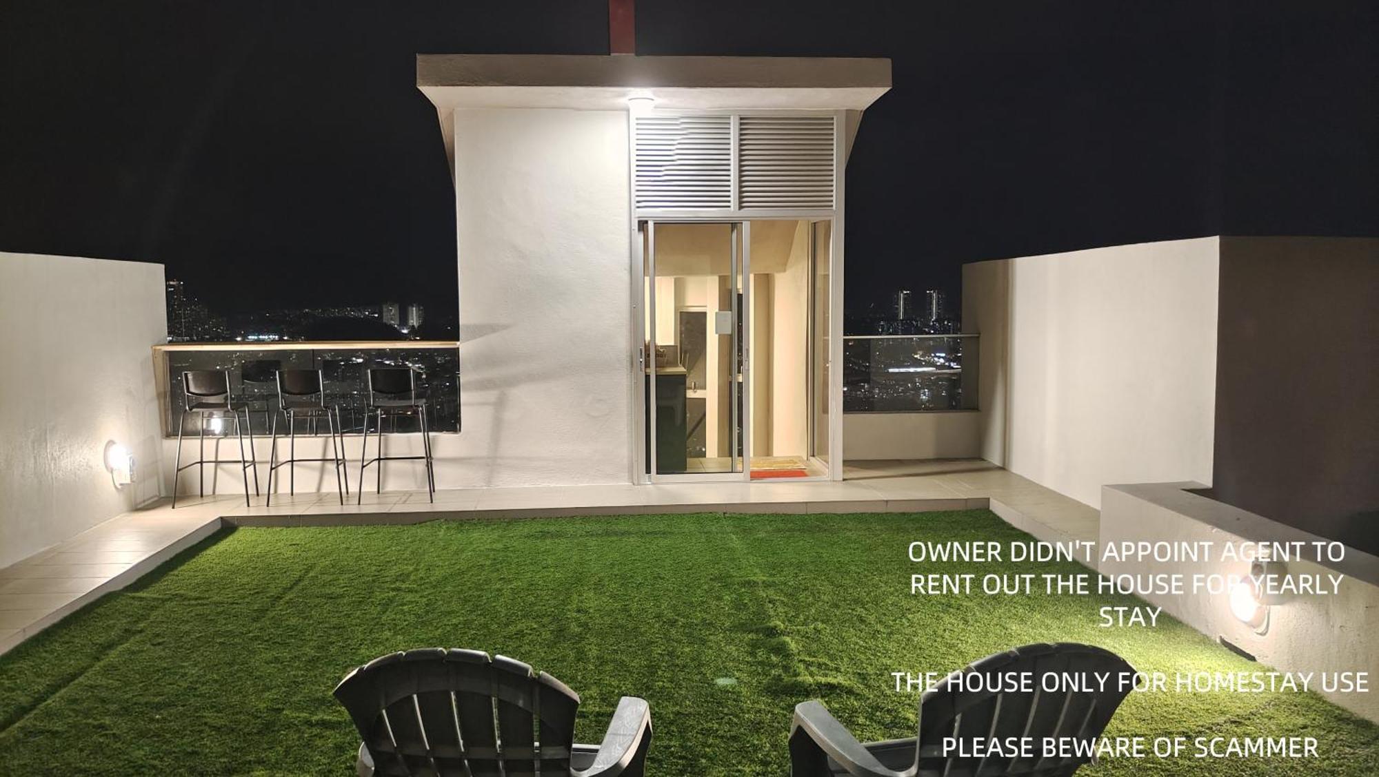 Cozy Homestay With Private Rooftop Pv21b Setapak D Pangsapuri *